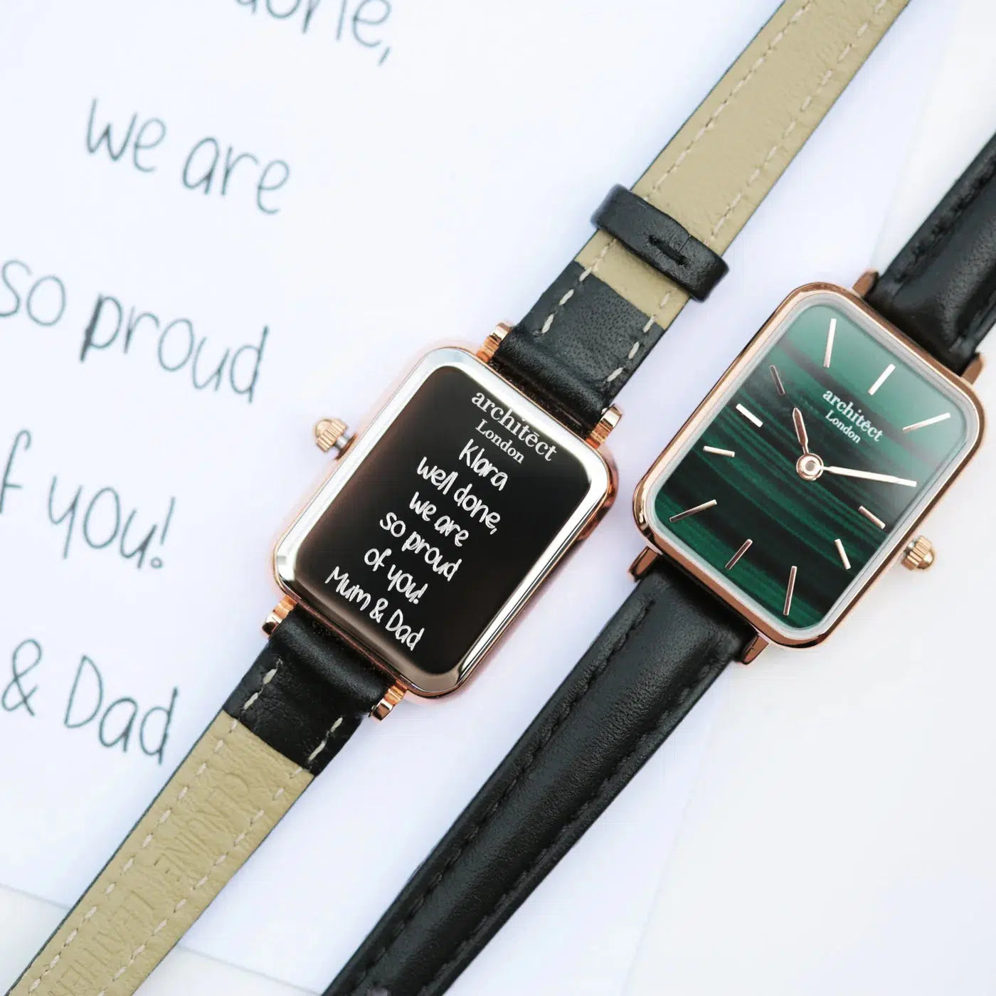 Ladies Architēct Lille - Personalised Ladies' Watch - Pine Green-NEVANNA