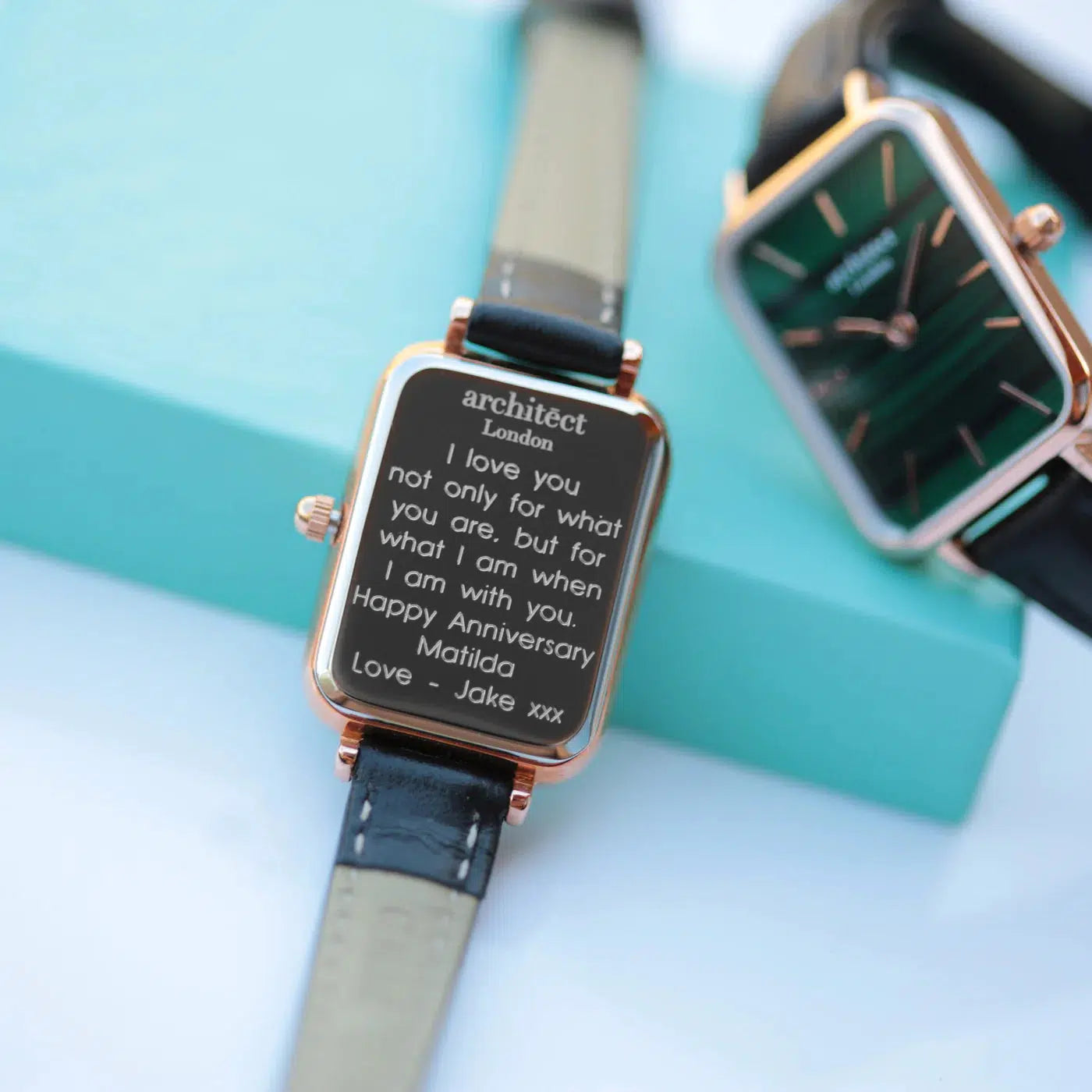 Ladies Architēct Lille - Personalised Ladies' Watch - Pine Green-NEVANNA