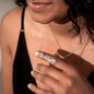 Custom Name Necklace With Paw Print-Jewelry-NEVANNA