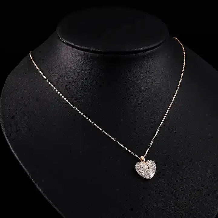 Openable Heart Crystal Personalized Necklace-Necklaces-NEVANNA