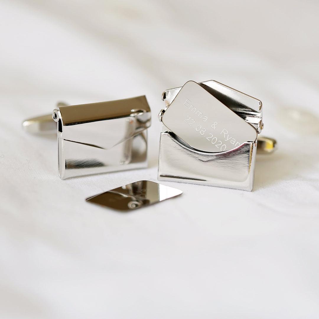 Secret Message Engraved Cufflinks-NEVANNA