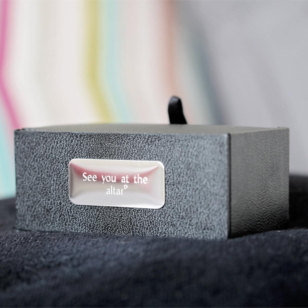 Secret Message Engraved Cufflinks-NEVANNA