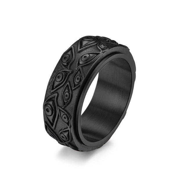 Eye of God Fidget Spinner Ring-Rings-NEVANNA