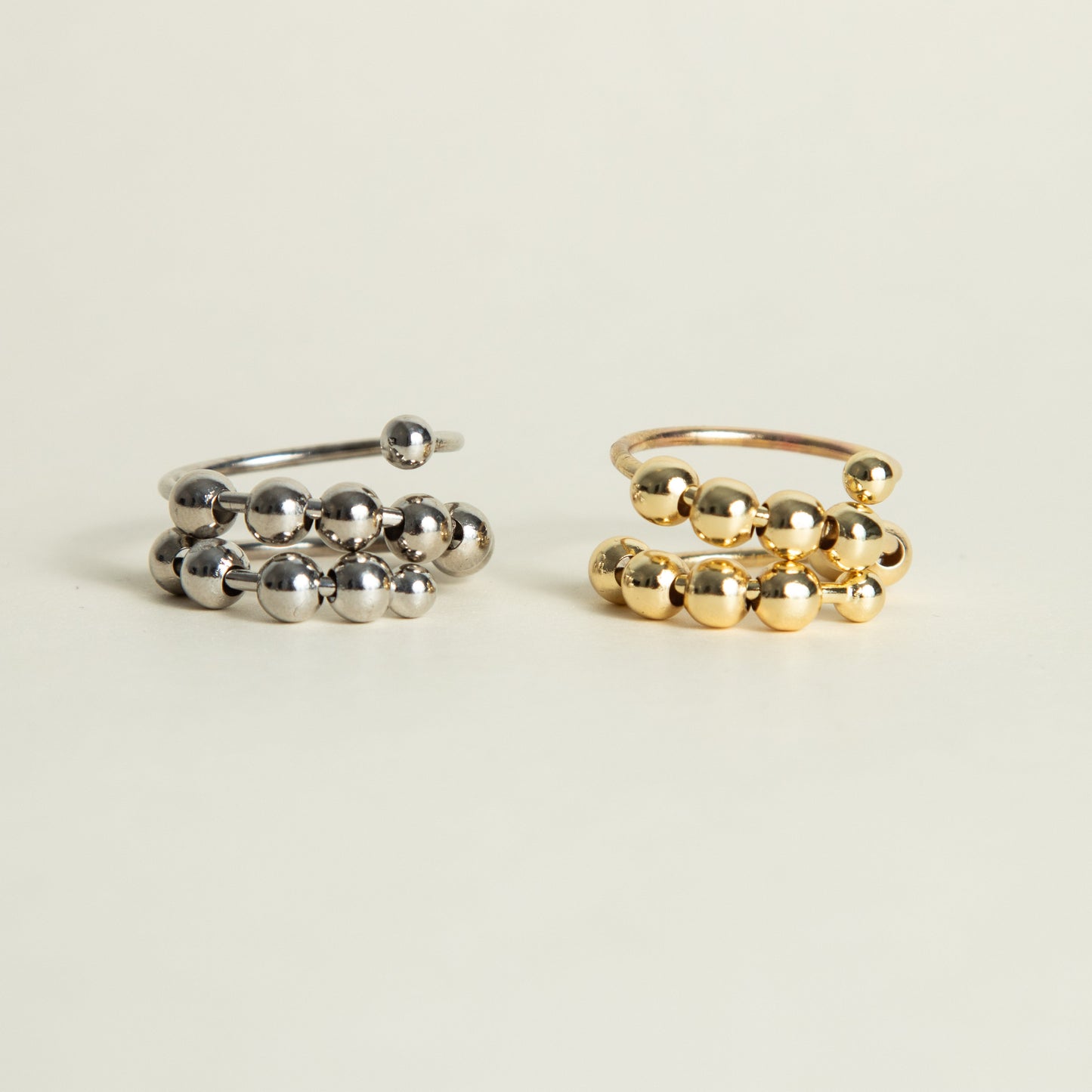 Double Layer Adjustable Anxiety Ring-Rings-NEVANNA